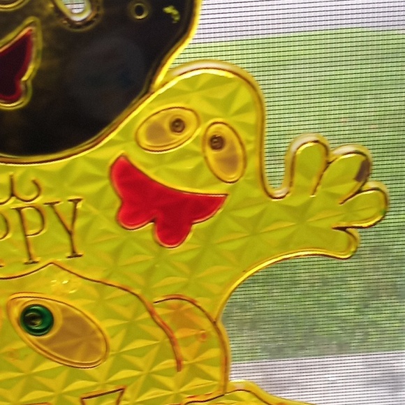 Vintage Pumpkin Time KMart Halloween Suncatcher - Picture 5 of 9